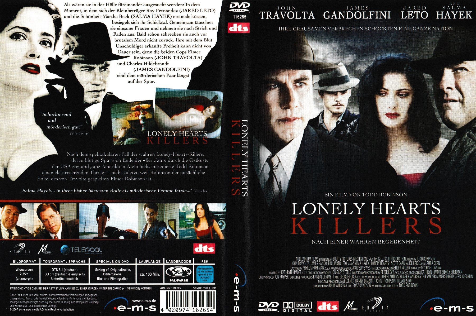 Tutti i DVDs: DVD - Lonely Hearts Killers – Usato da Langnau am Albis venduto da MediaRescuerKeLoX