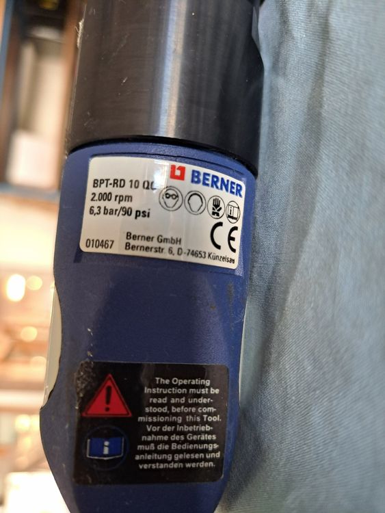 Druckluft Bohrmaschine Berner BPT - RD 10QO | Kaufen auf Ricardo