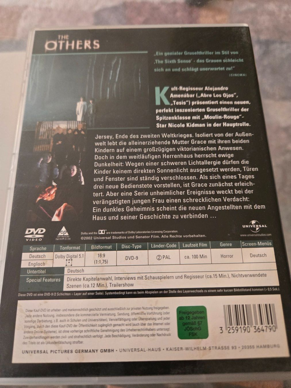 Tutti i DVDs: The Others DVD – Usato da Bussigny venduto da Kfdlt 1