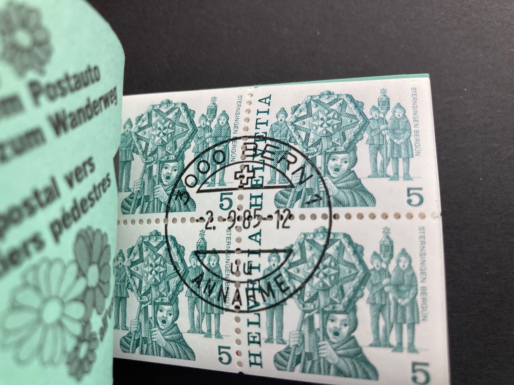 Alle Briefmarken: PTT Markenheft 1985 grün ET 2.9.1985 – Neu und originalverpackt aus Niederurnen von Alpineyeti 1