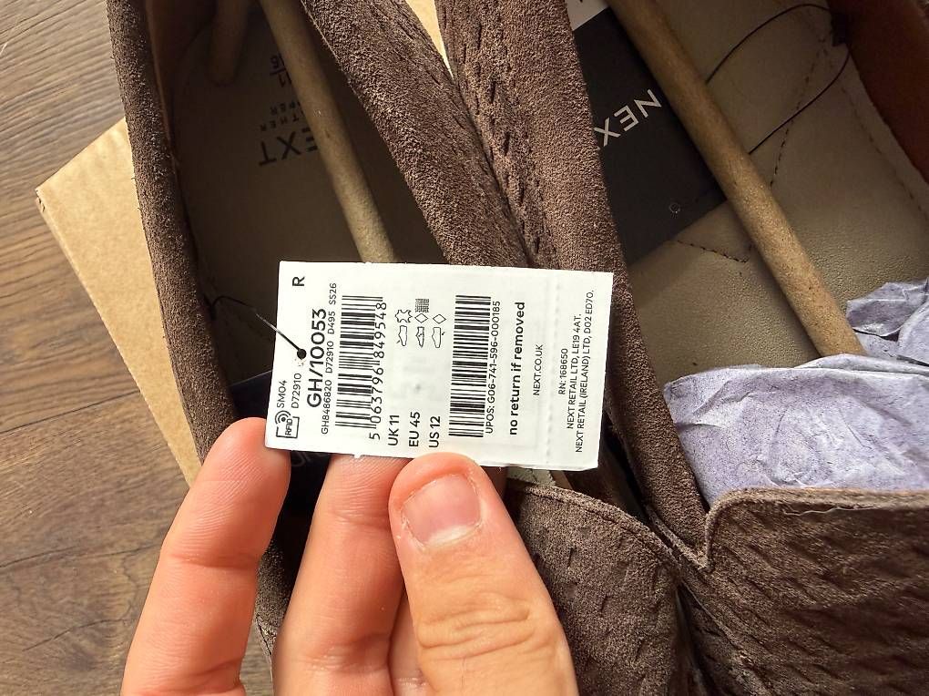 Scarpe da uomo: NEXT Slipper Braun Gr.45 – Nuovo e nell'imballaggio originale da Beinwil am See venduto da alo_58nm 2