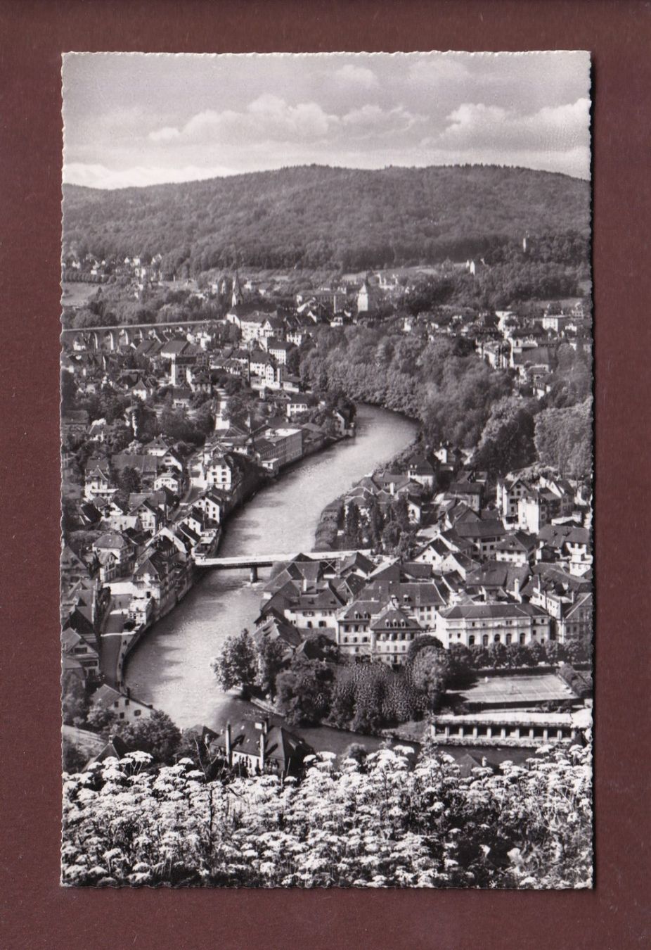 Cartoline postali: BADEN - 1951 – Usato da Pully venduto da nicecards