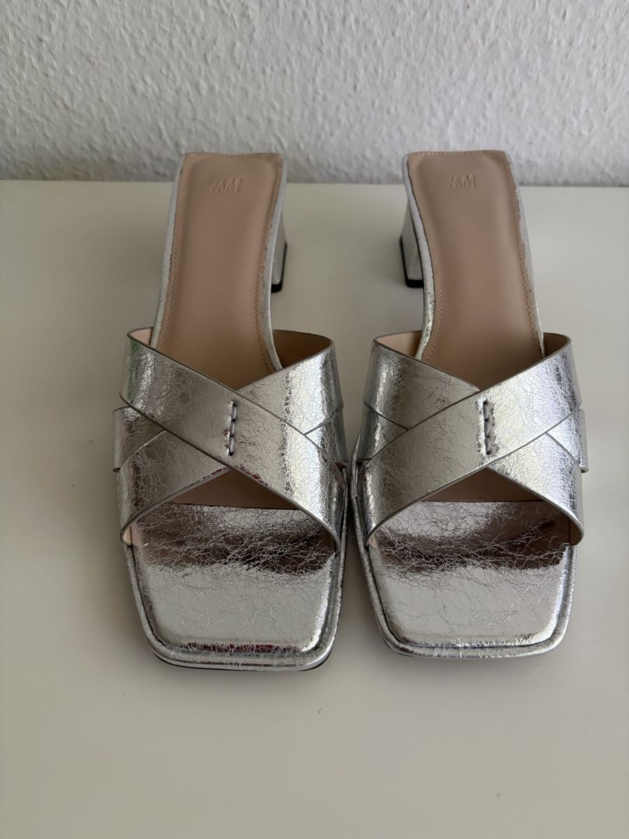 H&M Scarpe da donna: Sandalen H&M silber Grösse 41, neu – Nuovo e nell'imballaggio originale da Muttenz venduto da stoeberi01 1