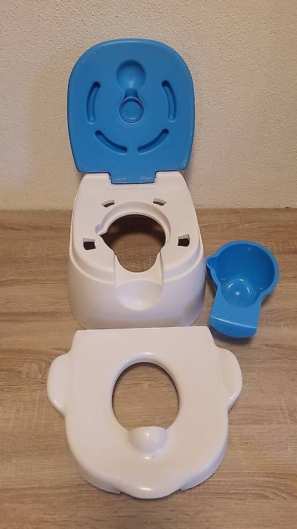 WC: Pot d'hygiène 3 en 1 - bleu/blanc – Gebraucht aus Bulle von EllaFamily