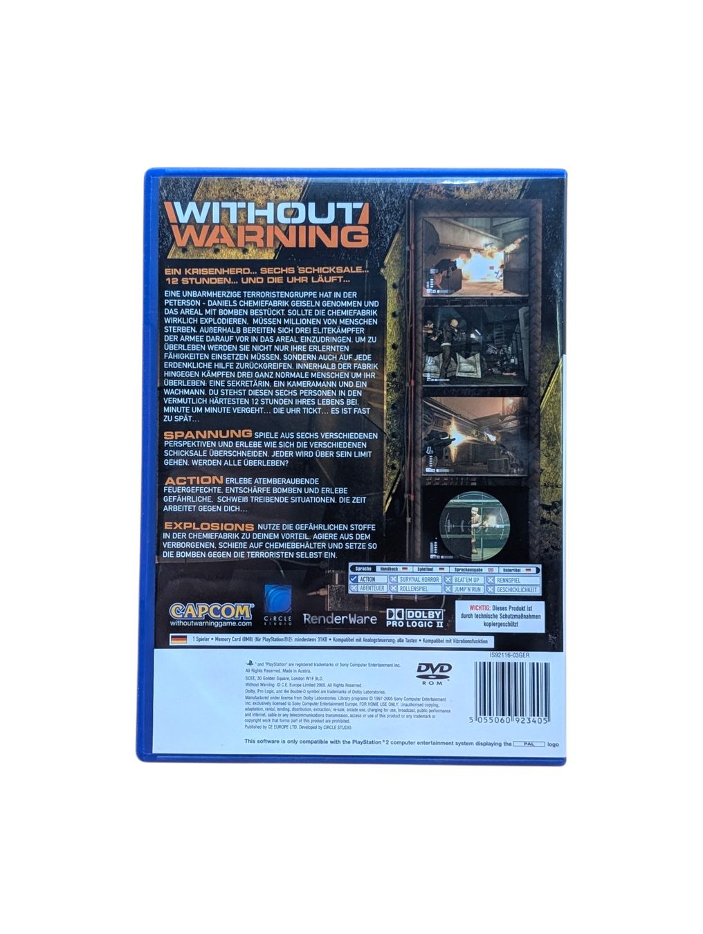 Sony Giochi: Without Warning PlayStation 2 (PS2) – Usato da Domat/Ems venduto da IsseldorsShop 1