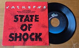 THE JACKSONS, State of Shock, 7"Single, TOP!