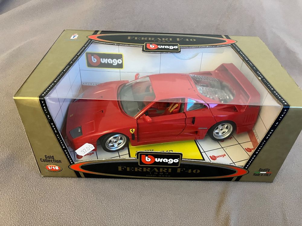 Ferrari F40 Burago Para Armar Escala 1:18 Bburago De 1998 | Meses sin interés