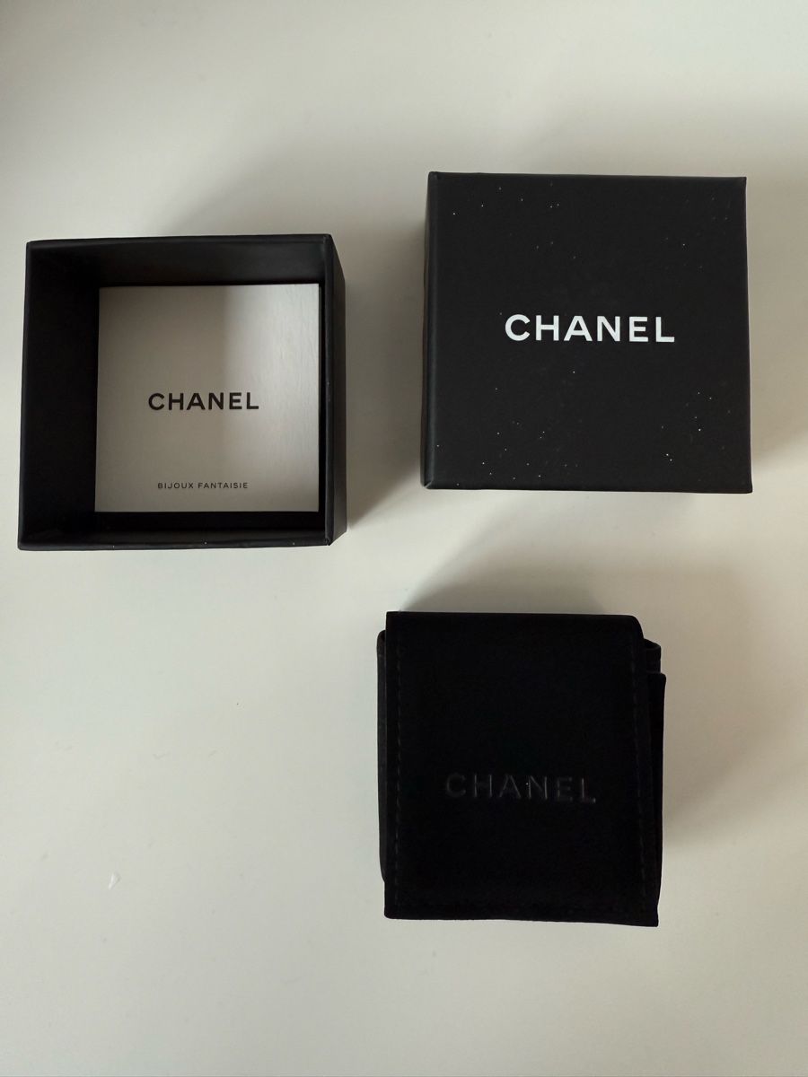 Chanel Ohrringe & -stecker: Chanel Ohrringe Perlen Gold CC Logo Ohrstecker Box – Neu (gemäss Beschreibung) aus Stettlen von Beauty-19 1