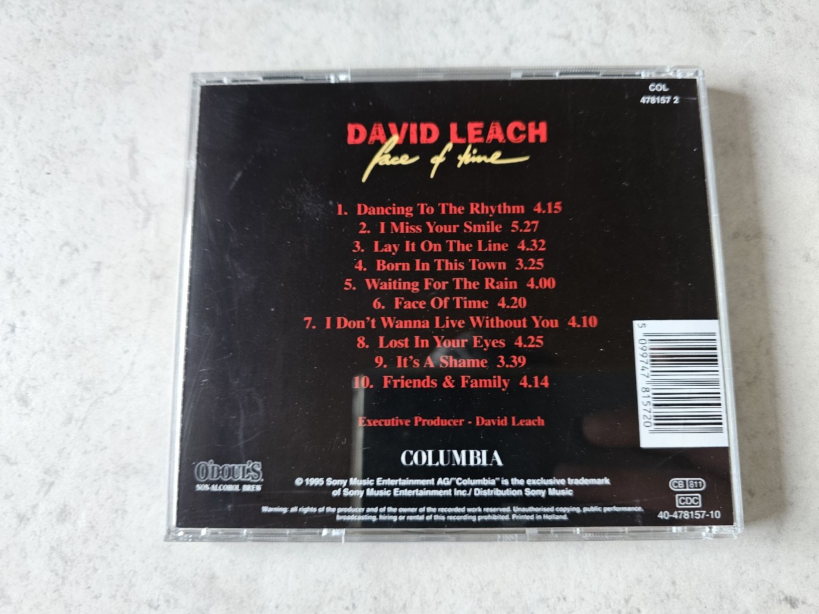 CD: David Leach  -  Face Of Time – Usato da Schneisingen venduto da backstore24 1