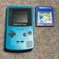 Gameboy Color Blau  + Pokemon Blau auf Deutsch