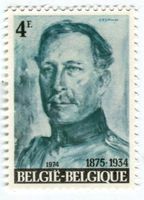 Briefmarke "König Albert I." Belgien