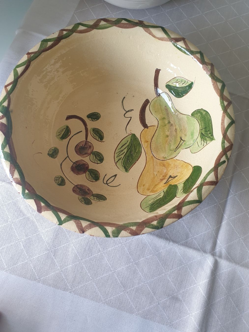 Piatti di portata: Coupe à fruit en céramique, année 60 -70 – Usato da Vauderens venduto da sylvieswiss