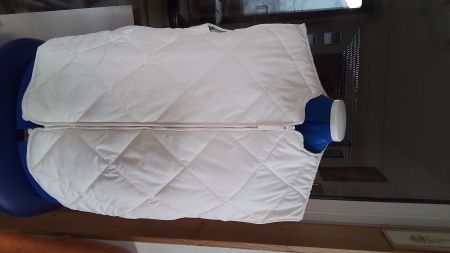 Damen Warme Weste Gr.42 weiss guter Zustand C&A Frühling