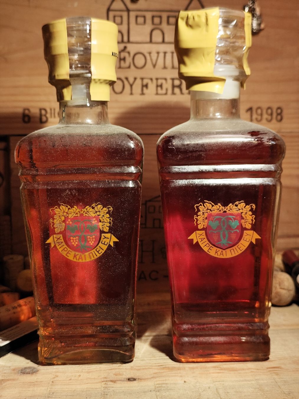Bevande alcoliche: 2x Five Kings Cyprus Brandy  – Nuovo e nell'imballaggio originale da Büsserach venduto da Vintage-vins 2