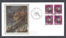FDC PJ in 4er-Bl. mit Vignette 1969