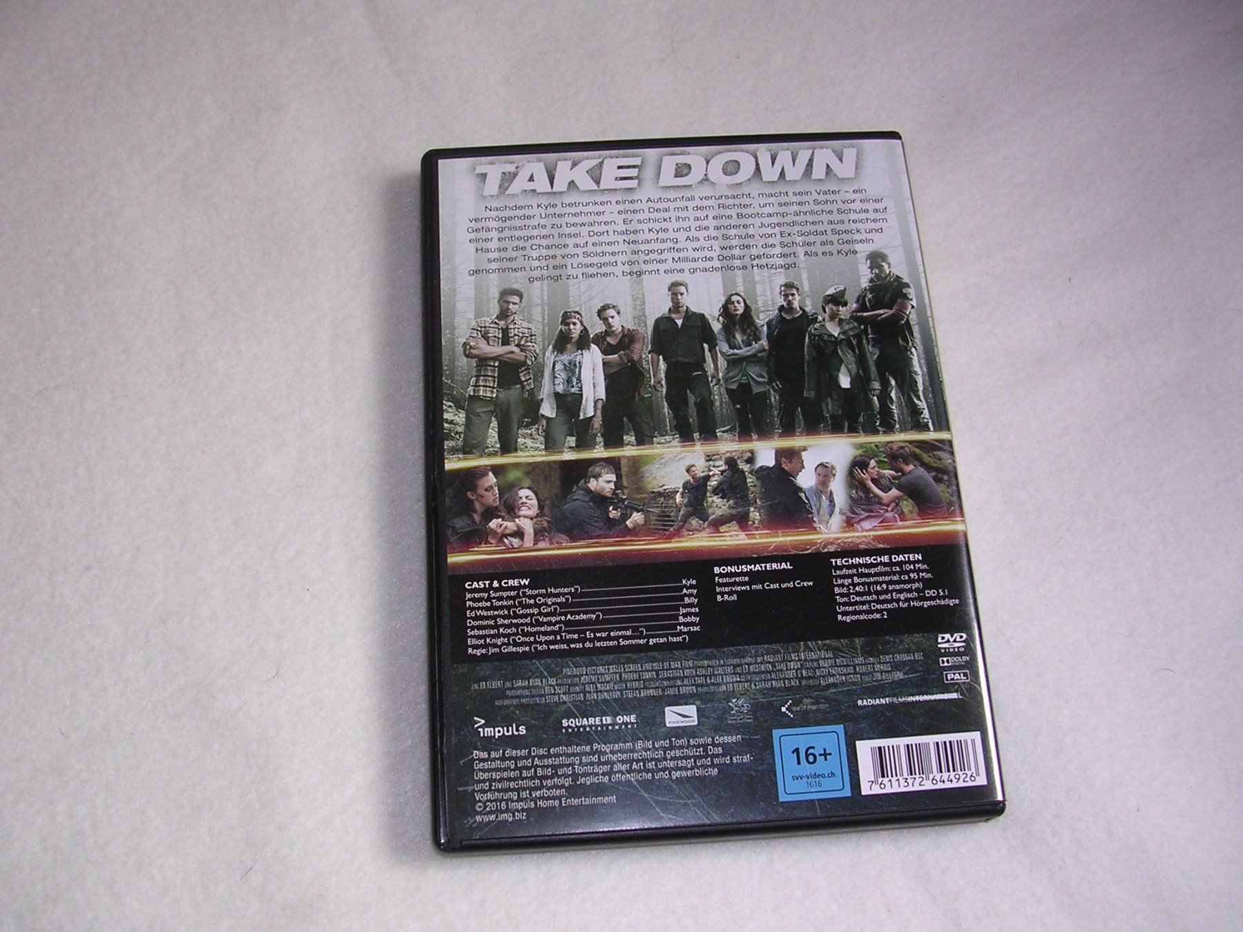 Tutti i DVDs: DVD    Die Todesinsel    * Take Down * – Usato da Trun venduto da Romi066 1