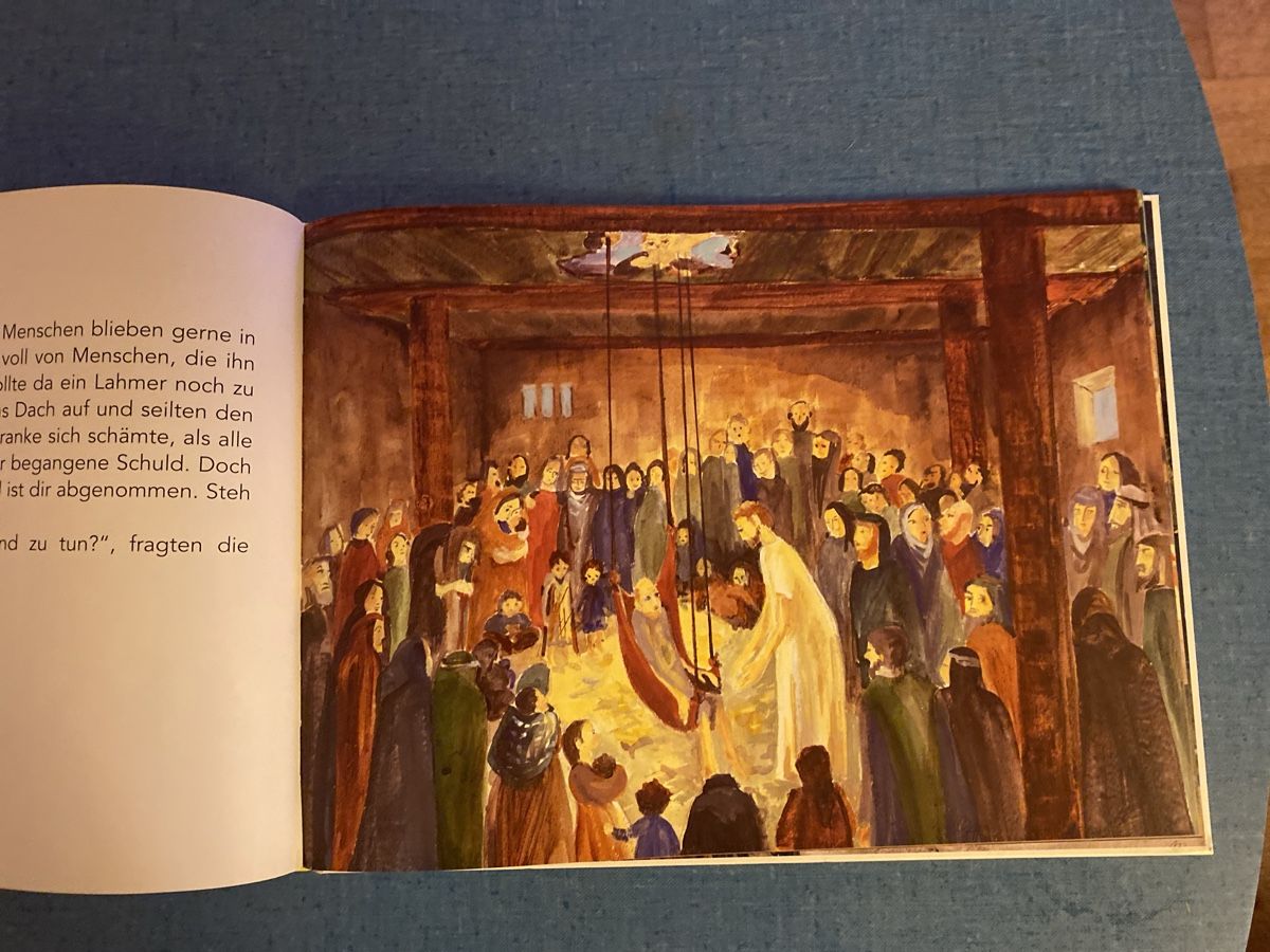 Libri: Kinderbuch: Unterwegs mit Jesus – Nuovo (secondo la descrizione) da Schaffhausen venduto da purzel51 3