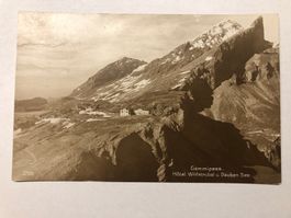 Ansichtskarte Gemmipass Hotel Wildstrubel gelaufen