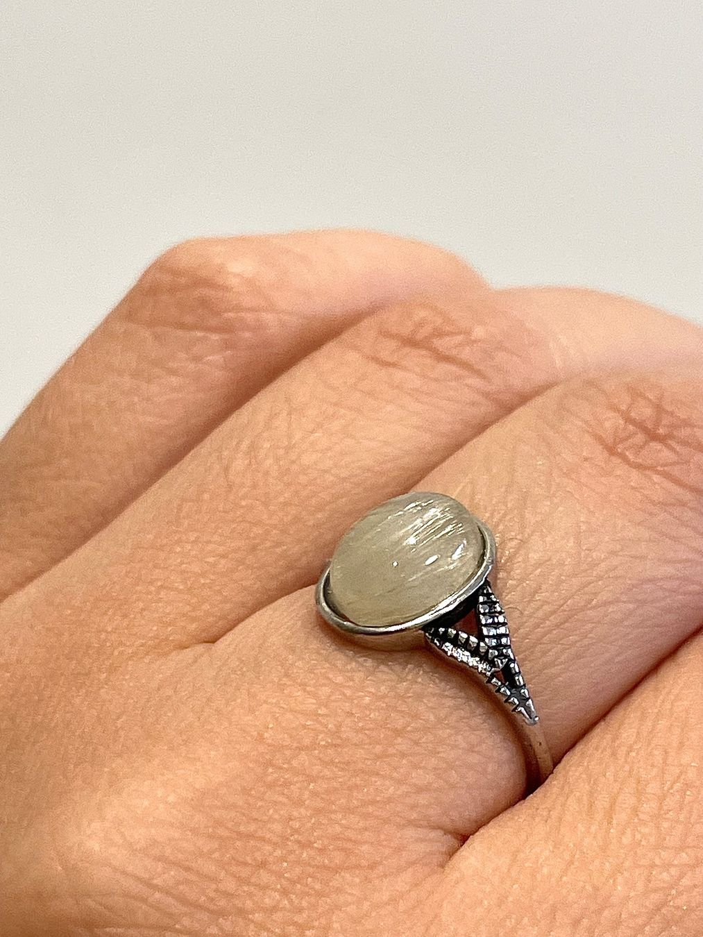 Bagues: Goldrutilquarz Ring – Neuf avec emballage d'origine à Schiers par sisikristall 1