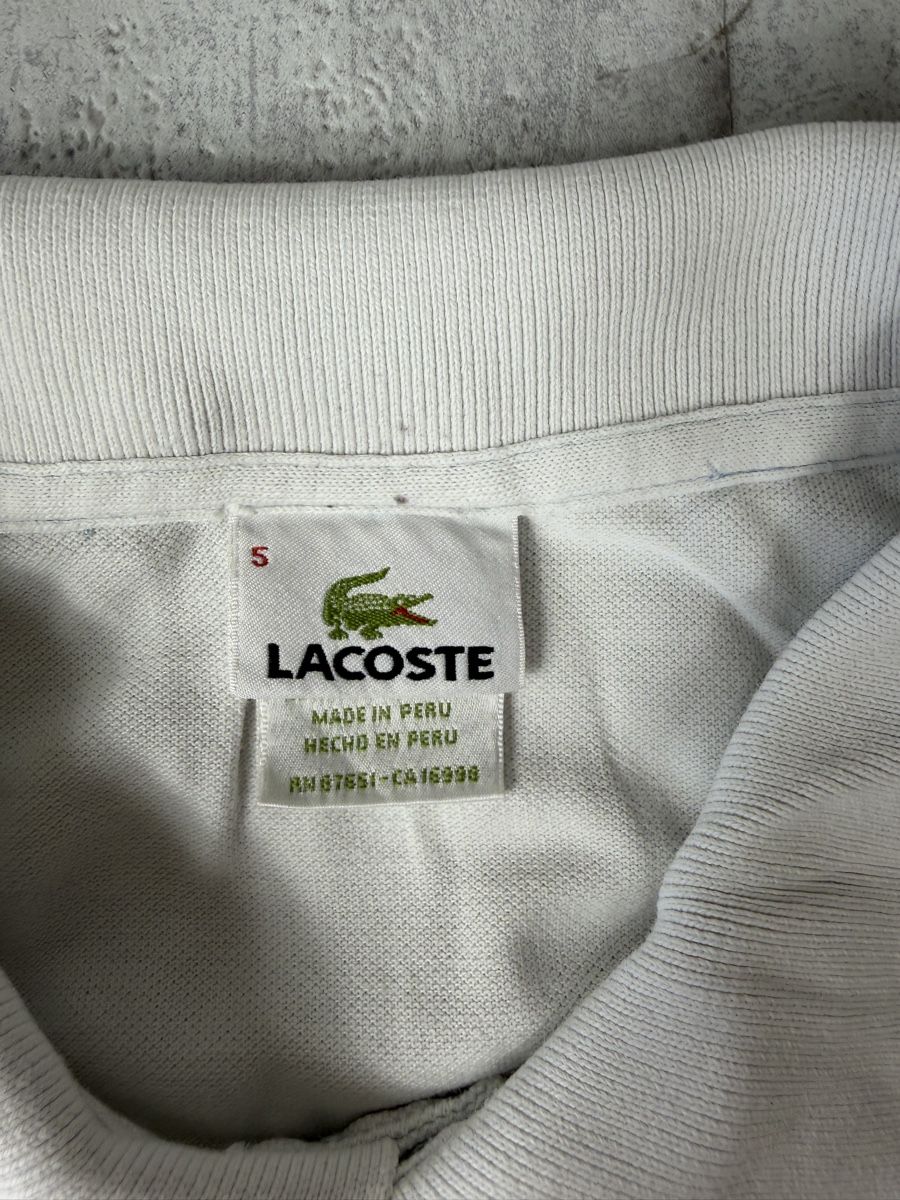 Lacoste Polos: Polo Lacoste Blanc Classique - L #9 – Neuf (Voir description) à Hauterive NE par Leo_o 2