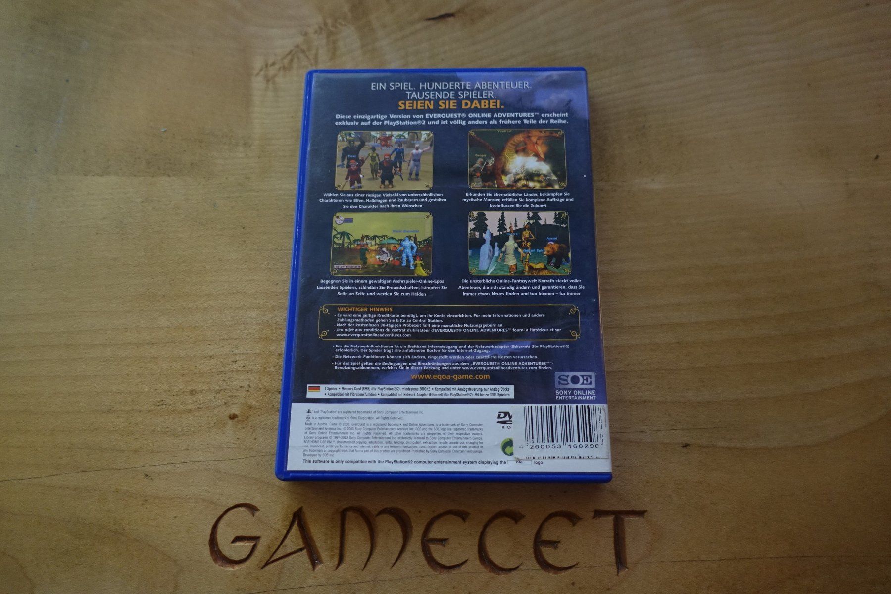 Sony Giochi: EverQuest Online Adventures – Usato da Steinach venduto da Gamecet 2