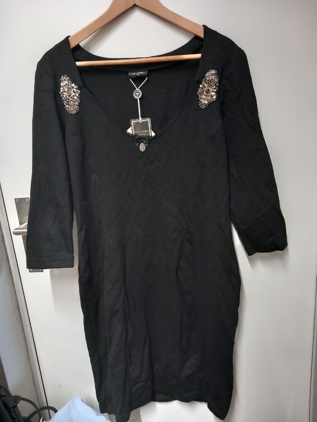 Vive Maria Vestiti: Jerseykleid VIVE MARIA 2L schwarz – Nuovo (secondo la descrizione) da Gwatt (Thun) venduto da umwelt-brocki
