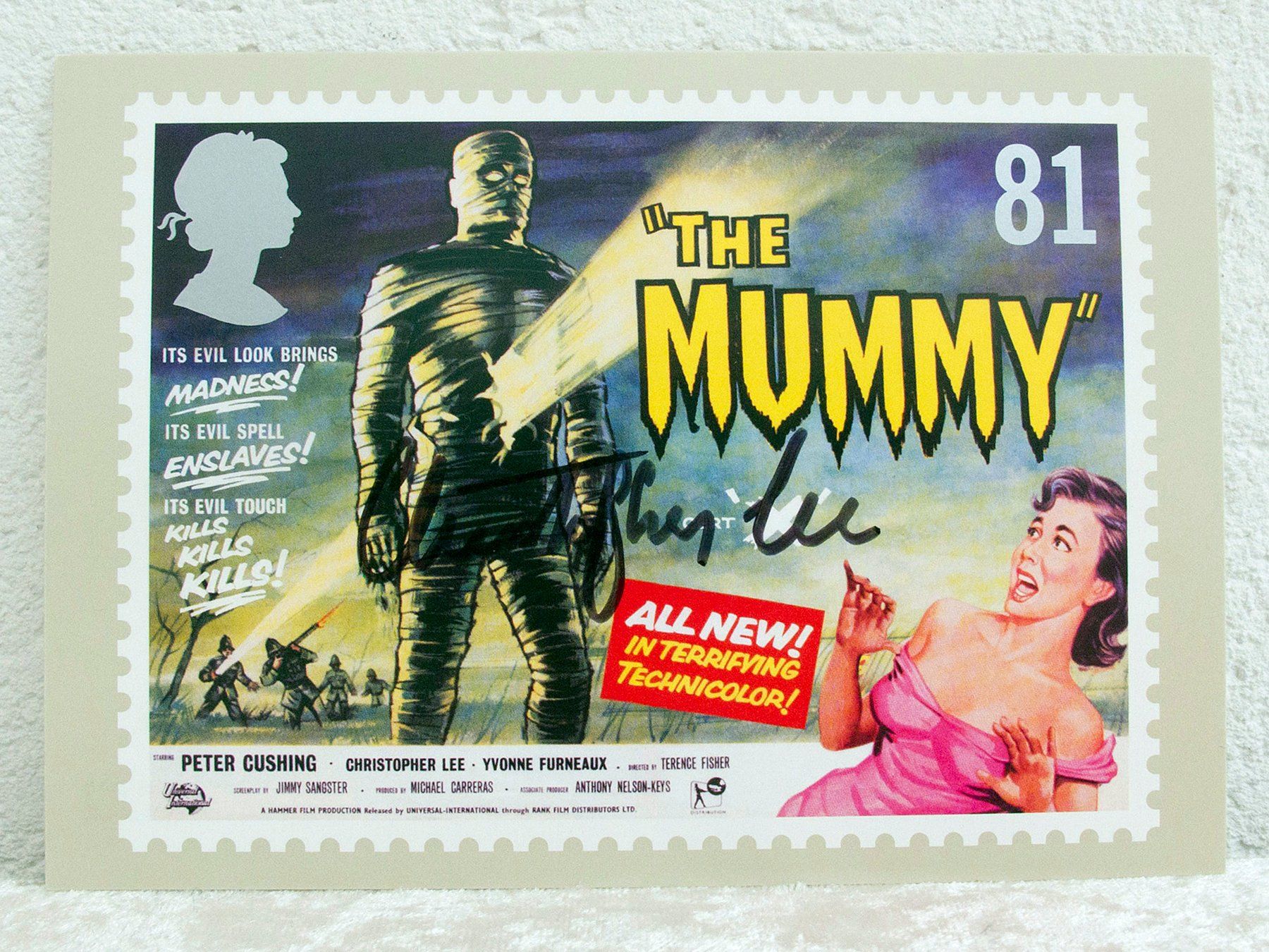 Autografi: CHRISTOPHER LEE Original Autogramm The Mummy Dracula – Usato da Blauen venduto da wosonst 2