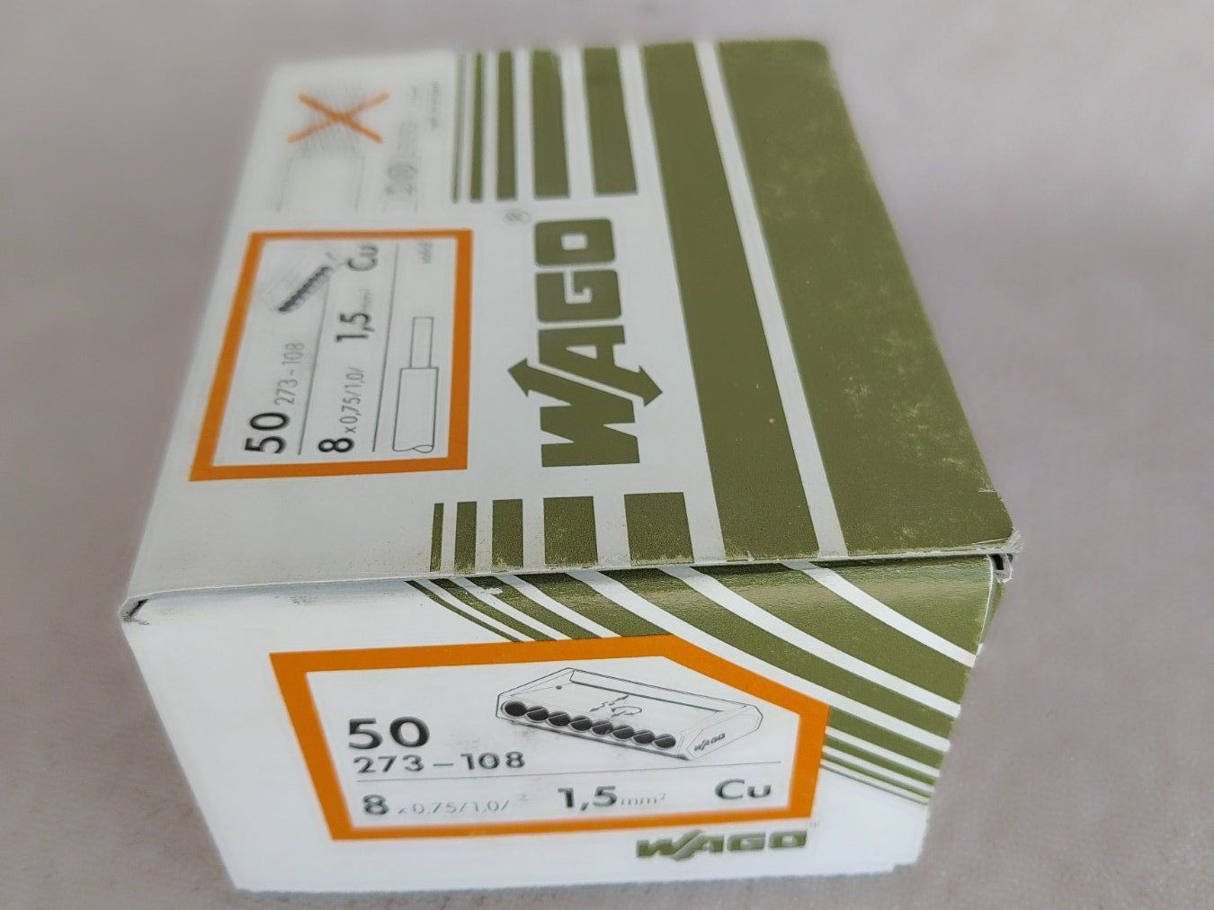 Wago Componenti elettronici: Wagoklemmen 8x 1.0 / 1.5 mm2 – Nuovo e nell'imballaggio originale da Strengelbach venduto da Phorensic_30 2