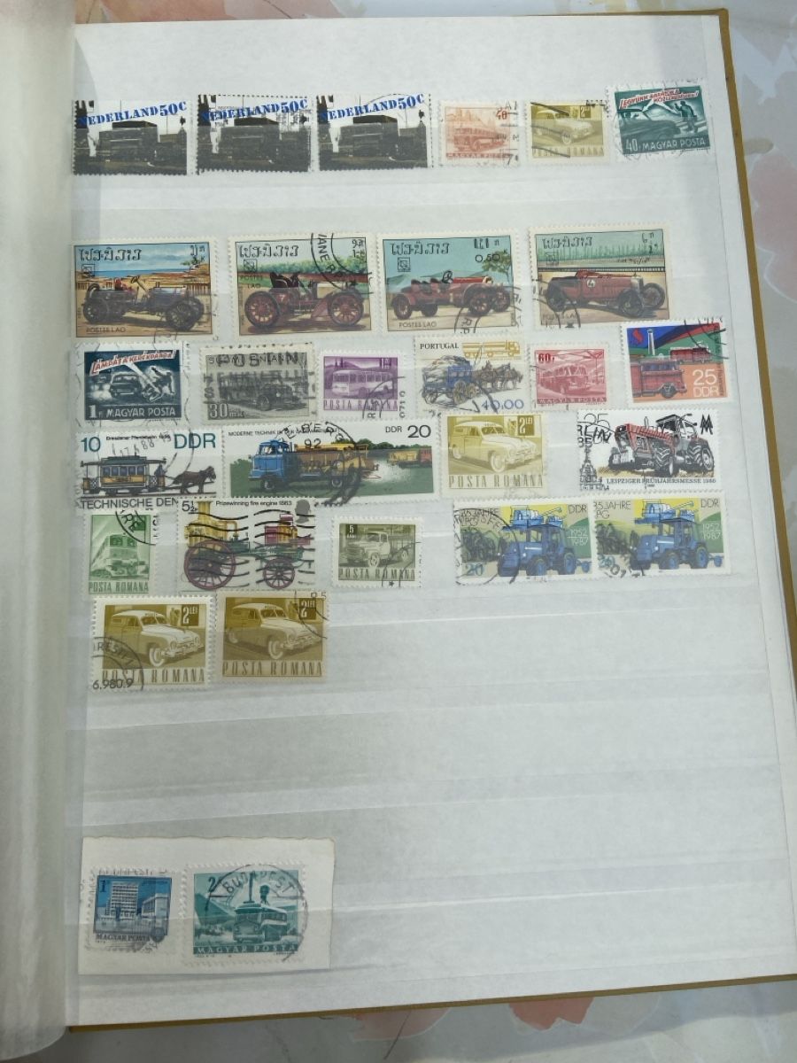 Alle Briefmarken: Timbres voitures 5 pages – Gebraucht aus Collex von RCXGJ 4