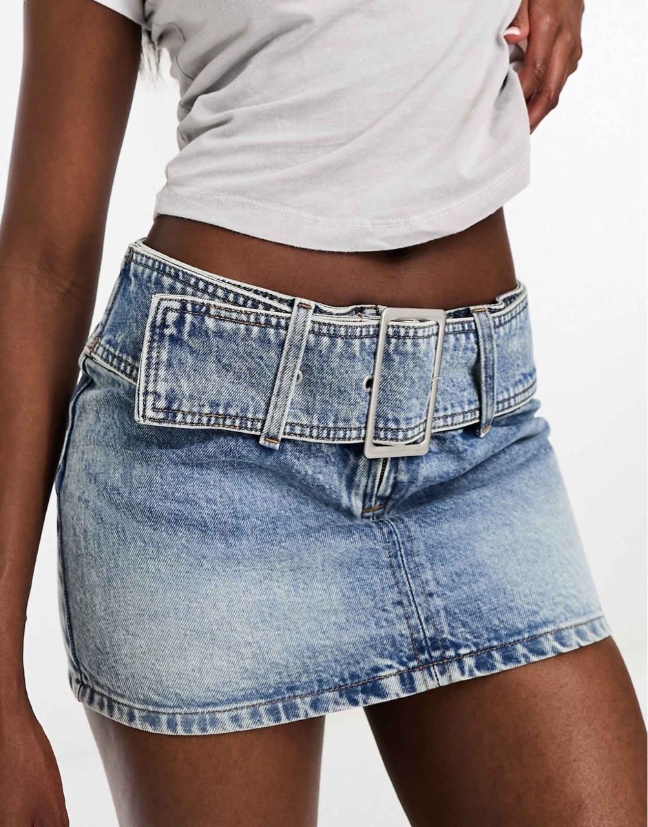Monki Röcke: Monki Jeansrock - blue denim – Neu und originalverpackt aus Zürich von luxuryoutlet1 2