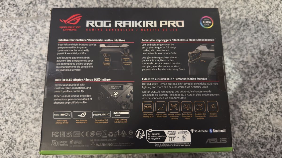Controller: ASUS ROG Raikiri Pro Controller / Neuwertig wenig gebraucht – Nuovo (secondo la descrizione) da Siebnen venduto da Airfriedel 1