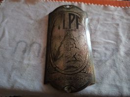 plaquette de cadre vélos farrader Alpa grande collector rare