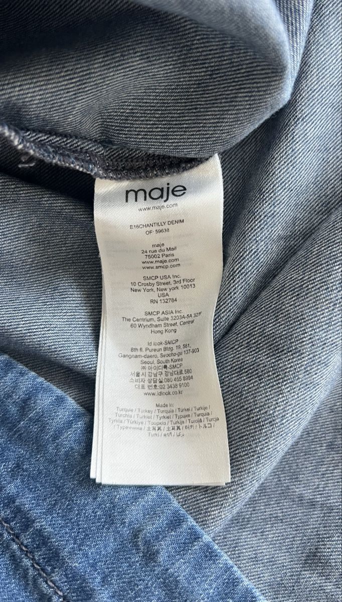 Blusen: Maje Jeanshemd blau Grösse 3 – Gebraucht aus Uster von Family_Boutique 5