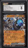 Pokemon Pitch Black Holo Rampardos EX #45 CGC 8 NM-MT