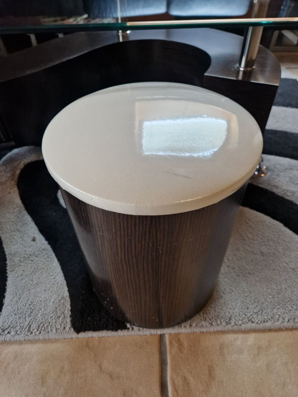 Tables: Design-Couchtisch mit Glasplatte – D'occasion à Weisslingen par Luigi_25 3
