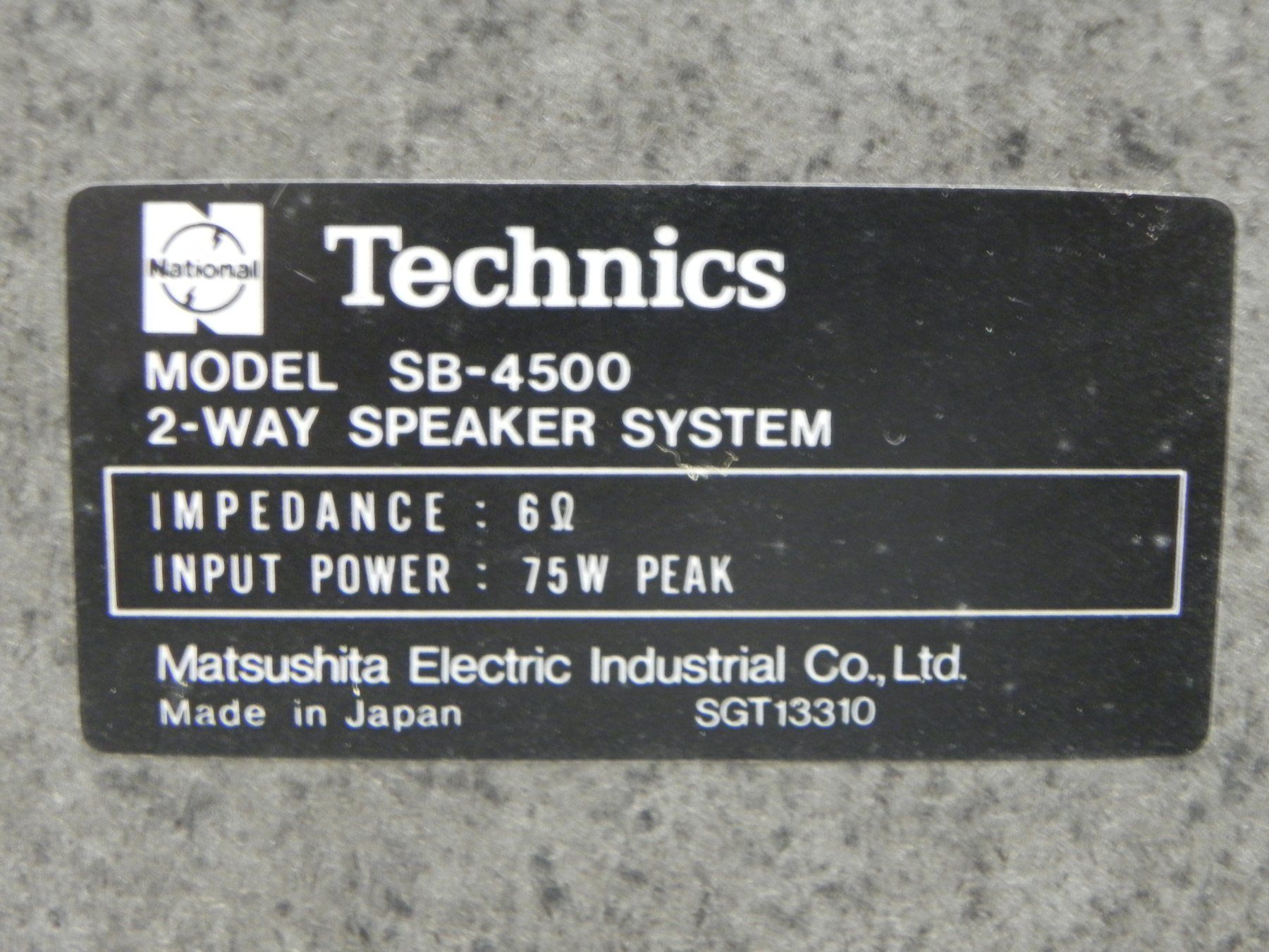 Technics Casse acustiche: Technics SB-4500 Linear Phase Lautsprecher Total Liquidation – Usato da Basel venduto da Life-Style-Art 9