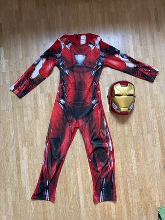 Déguisement Iron Man Marvel taille 7-8 ans avec masque