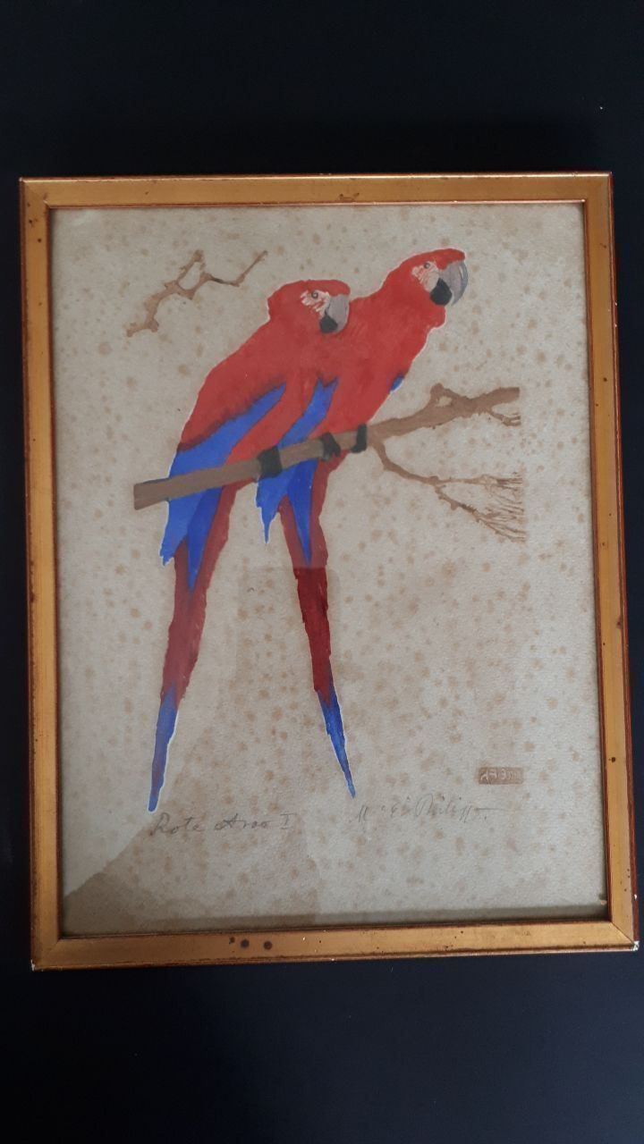 Poster & Bilder: Jugendstil ORIGINAL FARBHOLZSCHNITT SIGNIERT – Gebraucht aus Dielsdorf von anabur