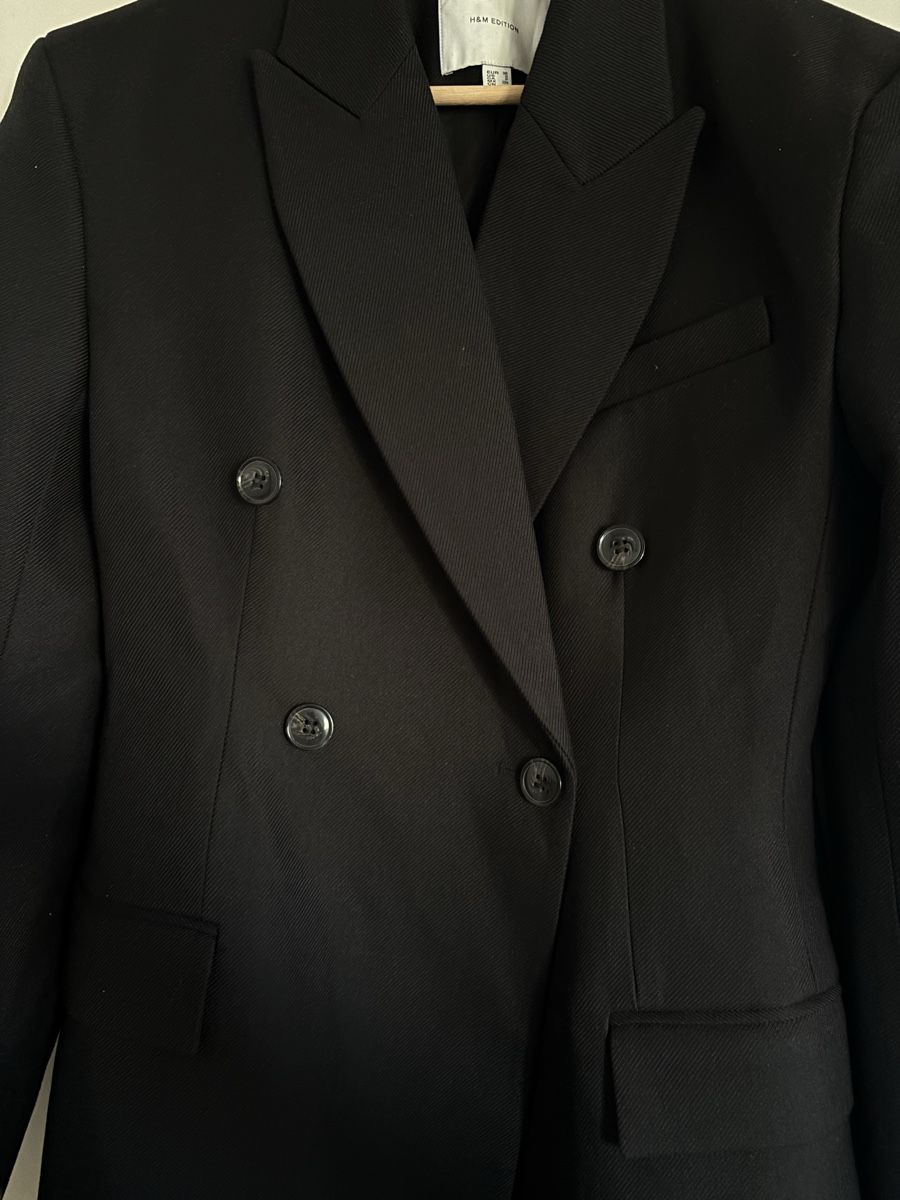 H&M Completi & Tailleur: H&M Edition Black Double-Breasted Blazer, Size 38 – Usato da Wallisellen venduto da eli_v7dn 2