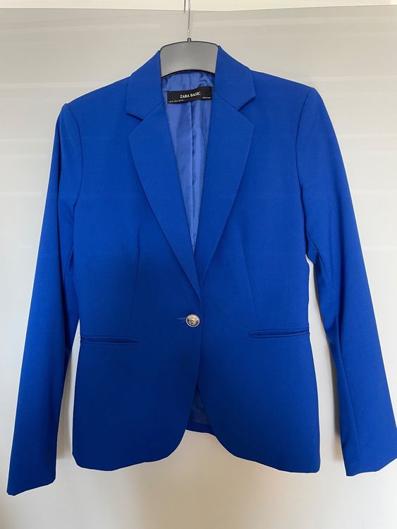 Blazer Zara Noir Officier Taille M (36/38) - Neuf Jamais Porté - Longueur 48cm