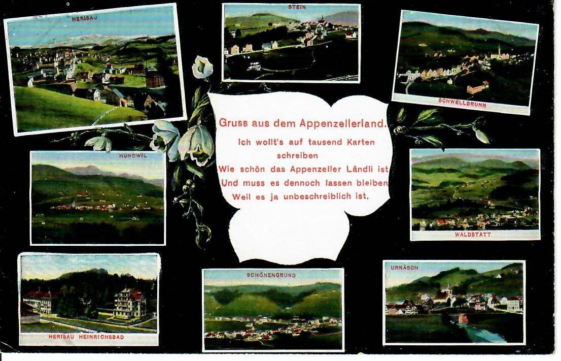 Cartoline postali: Gruss aus dem Appenzellerland – Usato da Hochdorf venduto da Ziegel-16