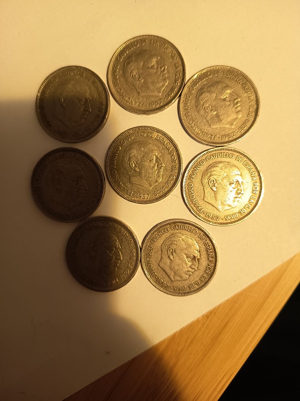 Tutti le monete: 25 pesetas 1957 spanien   grip Nr54 – Usato da Wattwil venduto da LuckyLegoandCoins 2