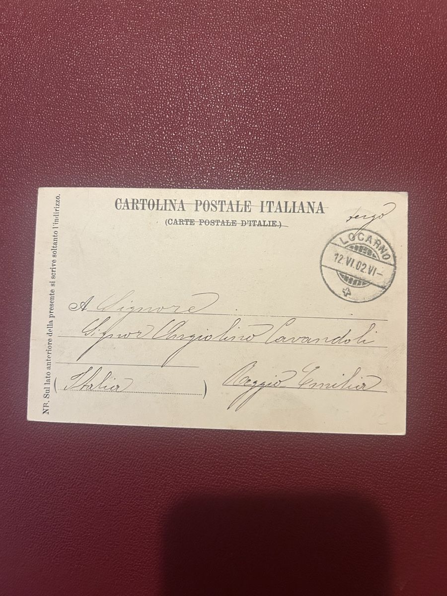 Ansichtskarten: Intragna 1902 – Gebraucht aus Breganzona von Milesbo 1