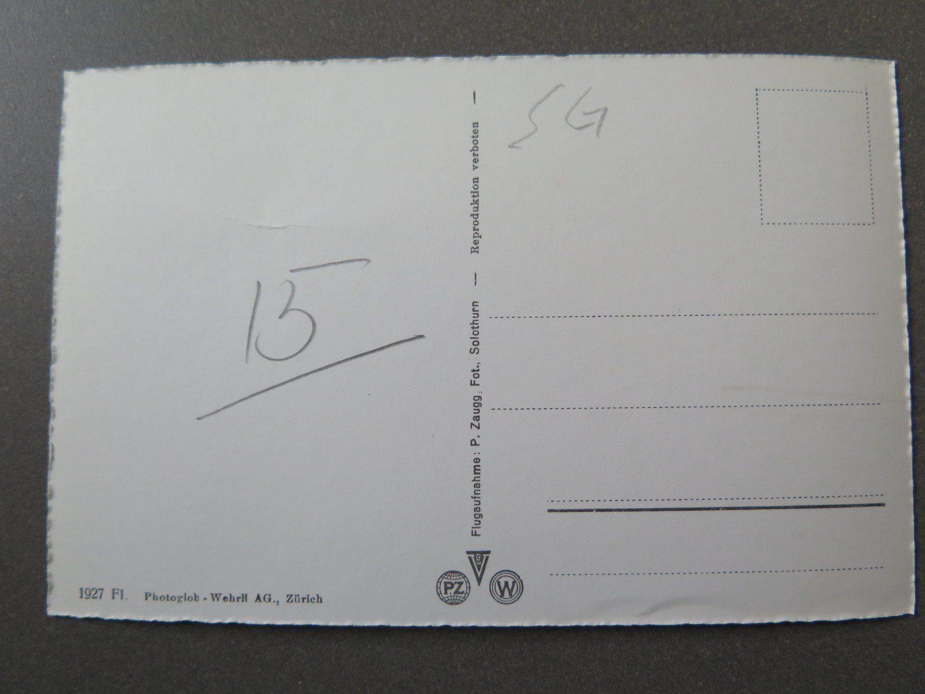 Cartoline postali: RAPPERSWIL MIT MARKANTEM GEBÄUDE IN DER MITTE – Usato da Wittenbach venduto da lipasal 1