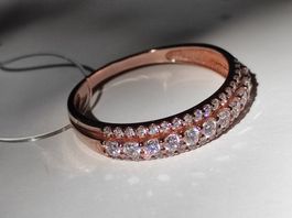 Bague femme en Argent avec des zircons