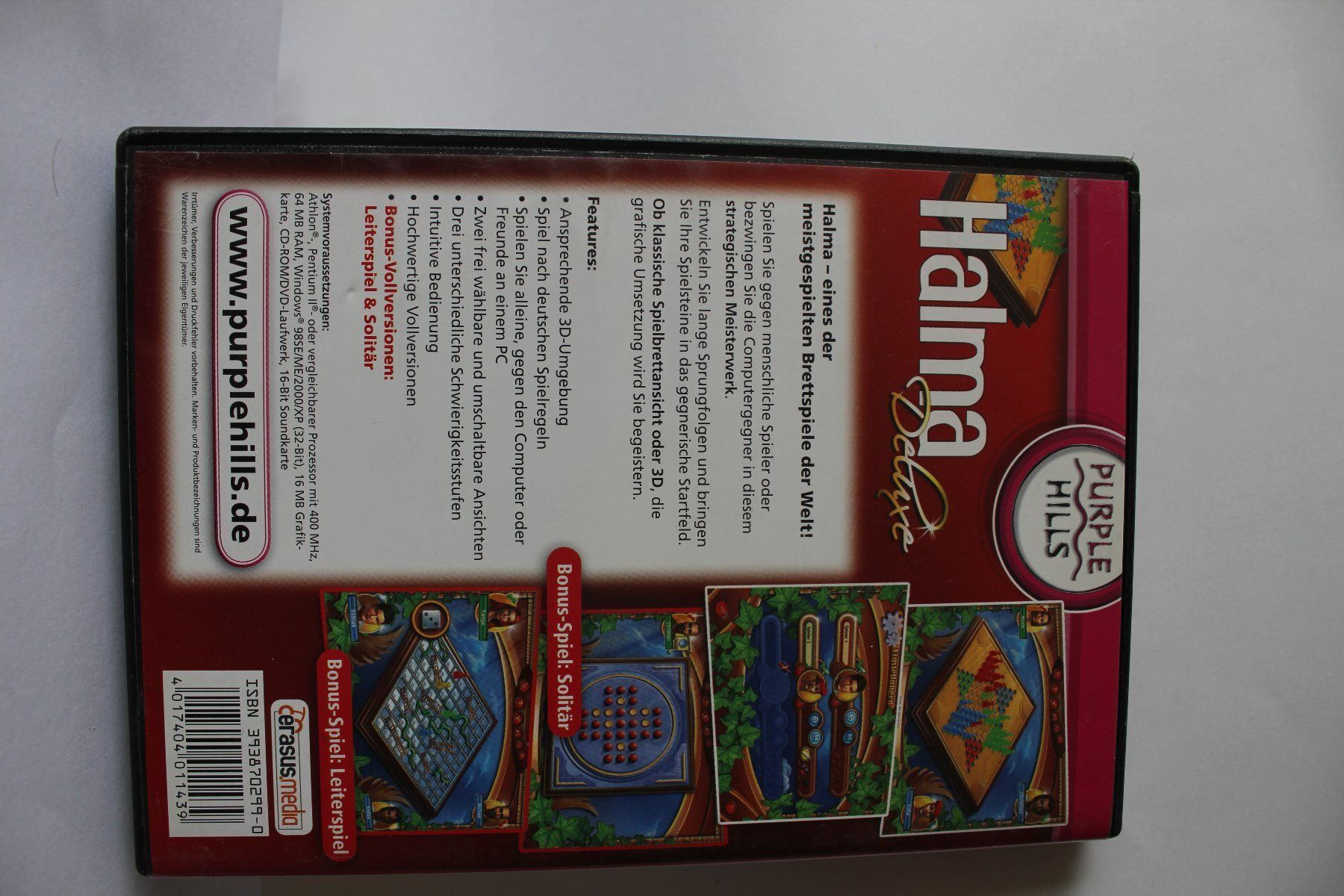 Spiele: Halma Deluxe - Solitär etc. - PC Spiel – Gebraucht aus Niederwil SG von berger.niederwil 1