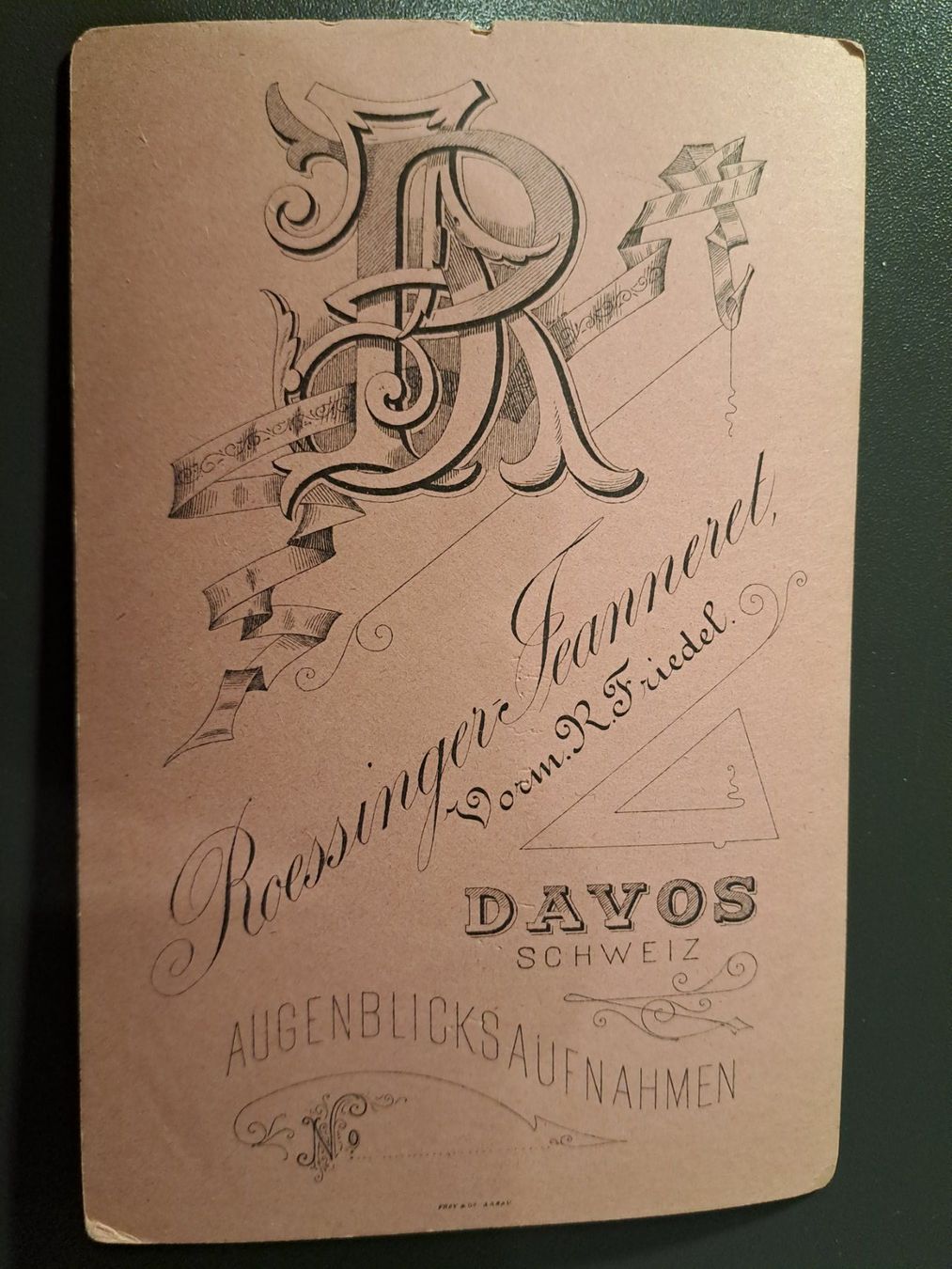 Cartoline postali: Davos, Roessinger Jeanneret – Usato da Ottikon b.Kemptth. venduto da Neptun1974 1