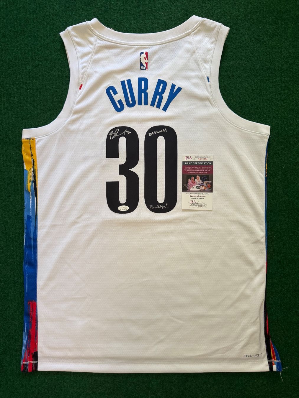 Nike Canottiere & Pantaloni: Signed Seth Curry Brooklyn Nets Basquiat Jersey + JSA COA – Nuovo e nell'imballaggio originale da Bachenbülach venduto da inn_5kmg 3
