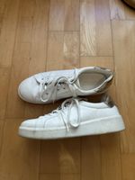 Weisse Sommer Sneaker mit Gold, Grösse 40, neuwertig ✨