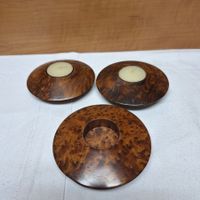 Schöne originelle Teelichter-Halter, Holz